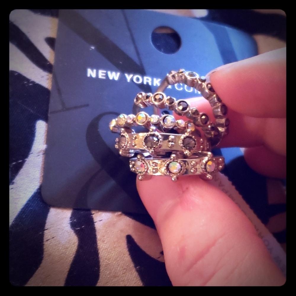 Rings, set of rings, jewelery